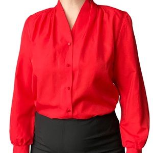 Red blouse, estimated size small/medium